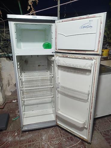 pozis soyuducu: Pozis iki qapılı soyuducu - Üst kamera: dondurucu (ayrı qapı — 2