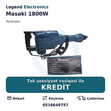 bosch perforator satilir: Elan başlığı: Perforator Masaki 1800W Masaki 1800W perforator — 1