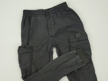 spodnie damskie czarne materiałowe: Women`s trousers, S (EU 36)