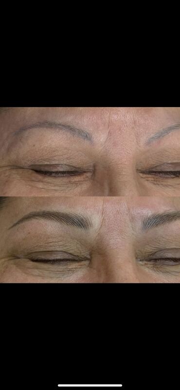 Перманентный макияж: Срочно нужны модели Аппаратные волоски Пудровые напыление бровей — 16