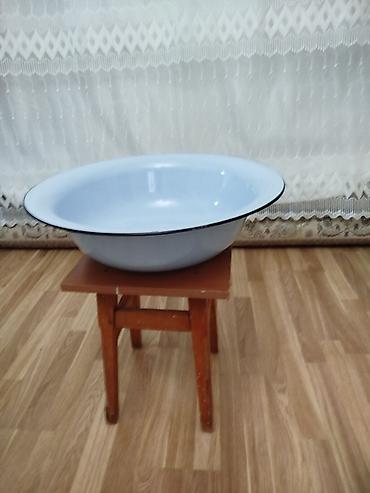 Qab-qacaq və mətbəx ləvazimatları: Məhsul: Emallı böyük leğən Təsvir: - Material: qalın metal üzərində — 4