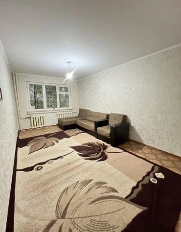 купить квартиру в бишкеке 6 микрорайон: 2 комнаты, 43 м², 104 серия, 1 этаж, Косметический ремонт