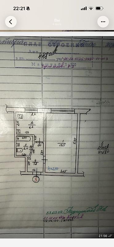Продажа квартир: 1 комната, 32 м², Пишпек 1 этаж, Евроремонт — 7