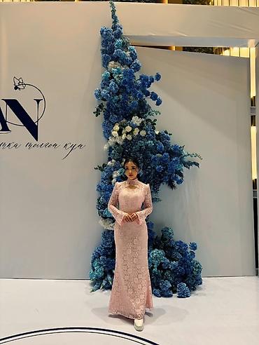 вечернее платья рыбка: Вечернее платье, Русалка, Длинная модель, С рукавами, XS, S, M — 3