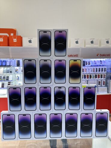iphone 12 pro max kreditle: IPhone 14 Pro Max | 128 GB Deep Purple | Zəmanət, Face ID