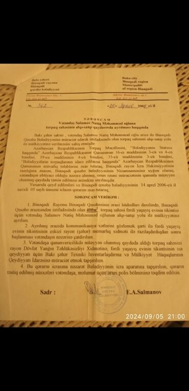 biləcəridə evlər: 4 sot, Tikinti, Barter mümkündür, Bələdiyyə