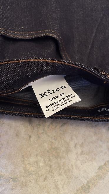 Жынсылар: Темно синие Джинсы Kiton Ориг с турции размер 33 на рост 170-180 — 3