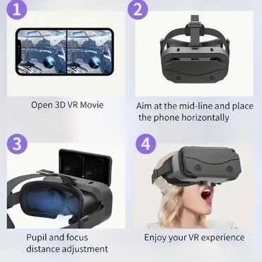 Oprema za video igre: VR 3D naočare sa bežičnim Bluetooth kontrolerom Uđi u potpuno novi — 11