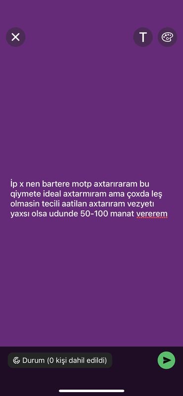 Мототранспорт: Tufan - ferqı yoxdu model. moğed olmasın besdi, 80 см3, 2024 год, 15000 км