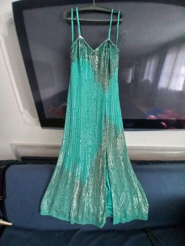haljina budimpesti: M (EU 38), bоја - Zelena, Večernji, maturski, Na bretele