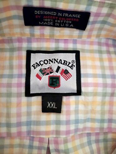 Košulje: Muška košulja Faconnable vel. XXL Prvoklasna skupocena vanserijska — 14