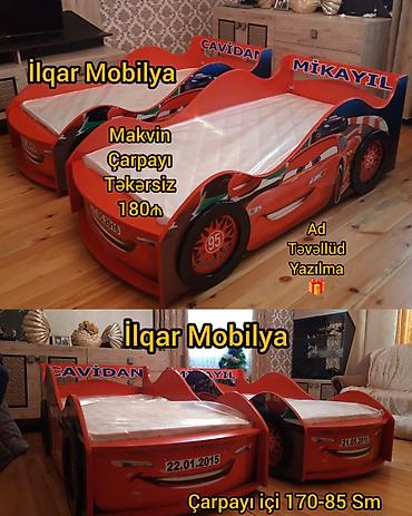 Yeni, Sifariş ilə, Maşın-çarpayı, Matrassız, Siyirməsiz