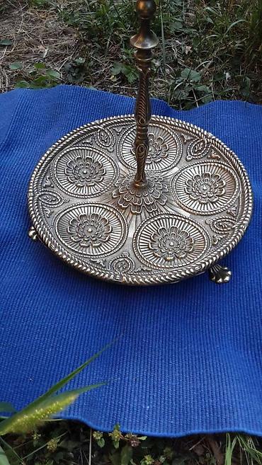 Stilski čiviluci: Stari masivan stilski drzac za kisobrane od mesinga sa prelepim — 15