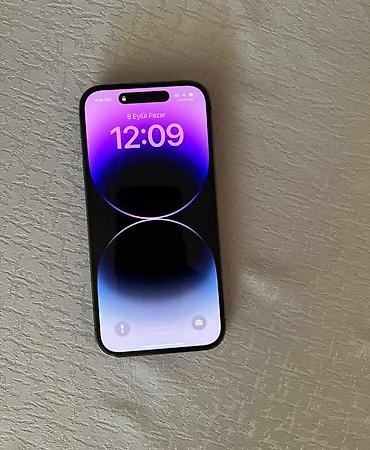 Apple iPhone: IPhone 14 Pro, 128 GB, Deep Purple, Simsiz şarj, Face ID, Sənədlərlə — 2