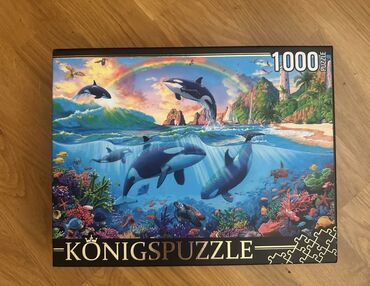 oyuncaq robot: 1000 ədədli puzzle. Biri heç açılmayıb. Digəri 1 dəfə yığılıb. Bütün