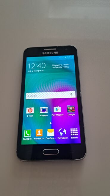samsung galaxy a3 2016 teze qiymeti: Samsung Galaxy A3, 16 GB, rəng - Qara
