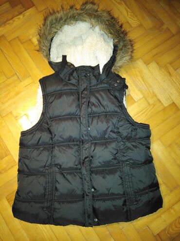 oversized kozna jakna: Atmosphere, L (EU 40), Wool, color - Black