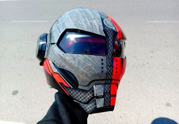 мотоцикл шлем: Шлем АйронМэн