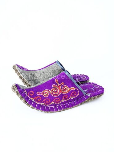 Другая мужская обувь: Войлочные тапочки, остроносые, "ПАДИШАХ", мужские ручной работы — 3