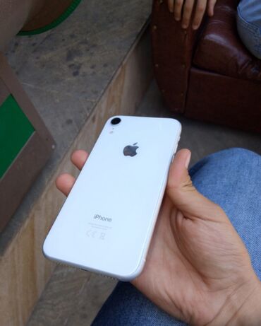 Apple iPhone: IPhone Xr, 128 GB, Ağ, Barmaq izi, Face ID