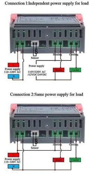 STC-1000 110-220V 10A LCD Ekranlı Temperatur Kontrol Modulu
