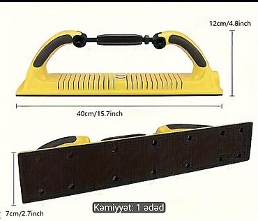 seyif qapi: Tənzimlənən radiuslu elastik uzun blok – əl ilə zımpara tutacağı — 2