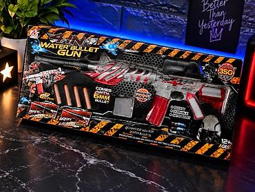 kopuklu silah: Son ədəd qalıp endirim 4-in-1 Water Bullet Gun – su gülləli oyuncaq — 1