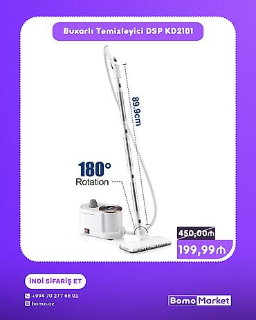 qaynaq ütüsü: Buxarlı Təmizləyici DSP KD2101 - 180° fırlanan başlıq – künc və dar — 1