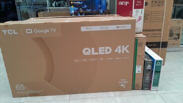 televizor 65: Yeni Televizor TCL QLED 65" 4K (3840x2160), Pulsuz çatdırılma