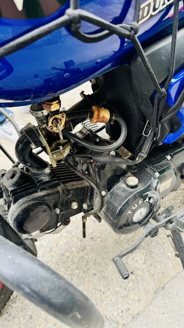 Motosiklet hissələri: Salam qardaslar velosipedimi satiram 2022 model tufan M15 mavi reng