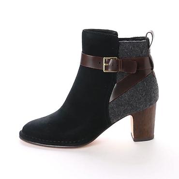 ботинки 37: Сапоги, 40, Clarks, Б/у, цвет - Черный, Самовывоз, Платная доставка — 1