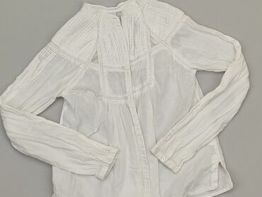biała bluzka na długi rękaw: Сорочка 8 р., стан - Ідеальний, візерунок - Однотонний, колір - Білий