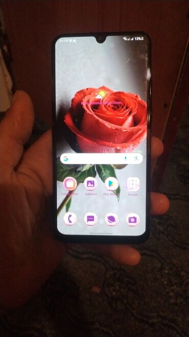 notebook çanta: Samsung Galaxy A50, 64 GB, rəng - Göy, Barmaq izi