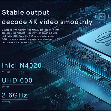 для чтения: Ноутбук Chuwi HeroBook Pro, Intel N4020 (2 ядра/2потока, up to — 7