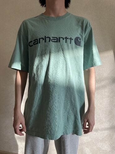 футболка томми хилфигер мужская: Эркектердин футболкасы, M, Carhartt, Колдонулган, түсү - Жашыл