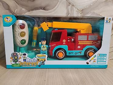 Игровой набор JIALEGU TOYS «Music Interest» — пожарная машина с