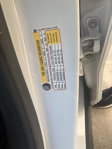 malibu spoiler: Chevrolet Malibu: 1.5 l | 2019 il 249353 km Sedan — 6