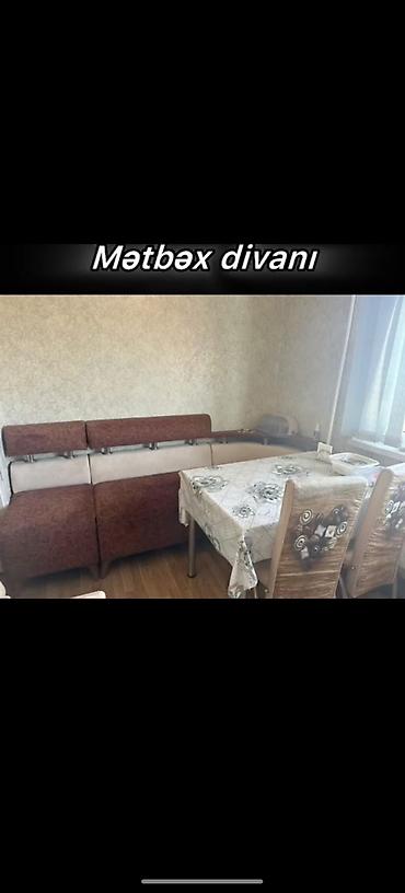 kontakt mebel: Ayrı ayrı da satilir divan stol stul. Mətbəx dəsti – divan və stol - — 2