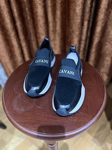roberto cavalli: CAVANI kişi idman ayaqqabısı - Model: slip-on (bağsız), elastik ön — 1