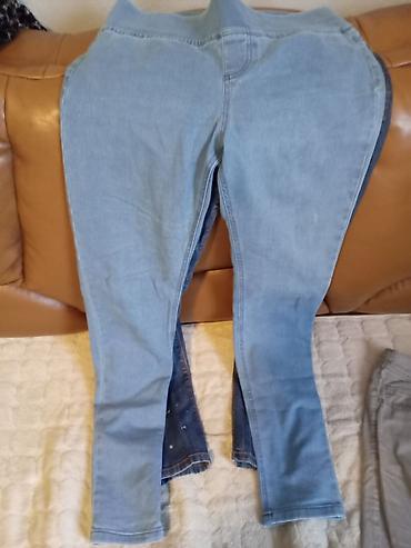 Farmerke: Ženske pantalone – set od 4 para - Farmerke skinny kroja, tamno-plavi — 2