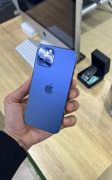 Apple iPhone: IPhone 12 Pro, 256 GB, Pacific Blue, Zəmanət, Kredit, Simsiz şarj