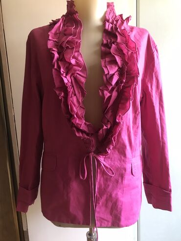 şifon koynekler: Манго( брэнд)нарядная кофта- блузка,ткань плотный штапель-38-40