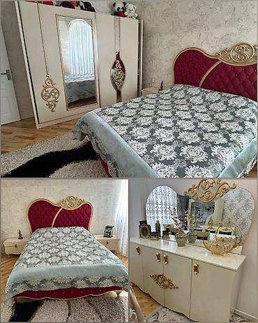 gunesli: Yataq dəsti satılır 550₼. Matrası var.Ünvan Günəşli. 0699. Fatimə99 — 1