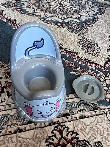 Uşaq üçün nəcislik (potty) - Rəng: boz - Şirin fil təsvirli dizayn – lalafo.az -da Uşaq üçün nəcislik (potty) - Rəng: boz - Şirin fil təsvirli dizayn –