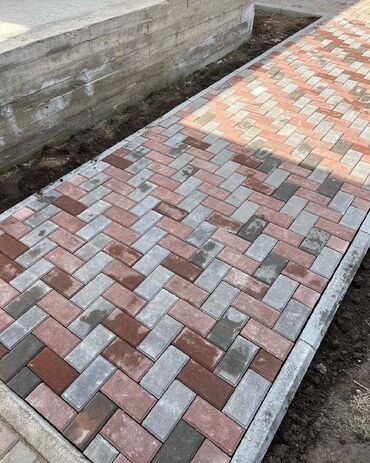 Брусчатка кирпич: Брусчатка кирпич, Другое применение, Бетонная, Прессованная, Новый, Укладка, Гарантия, Бесплатный выезд — 4