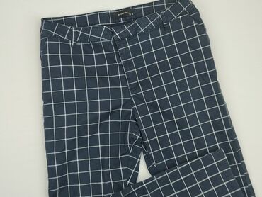 spodnie materiałowe czarne damskie: Material trousers, Reserved, 3XL (EU 46), condition - Good