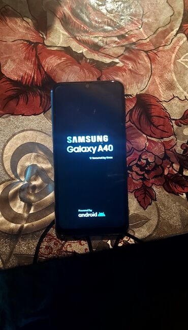 Samsung: Samsung Galaxy A40, 64 GB, rəng - Göy, Sensor, Barmaq izi, İki sim kartlı