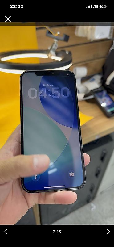 aphone 12: IPhone 12 Pro Max, Б/у, 256 ГБ, Blue Titanium, 89 % — 2
