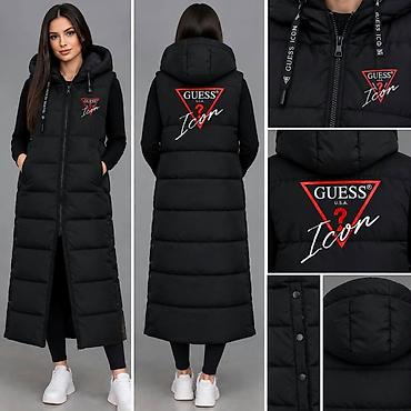 Prsluci: Guess ženski duži prsluk NOVO Novo Veličine s m l xl 2xl 3xl fb — 4