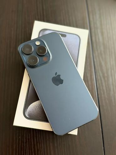 корпуса для пк бишкек бу: IPhone 15 Pro, Б/у, 256 ГБ, Blue Titanium, Коробка, 76 % — 2